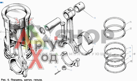 130-1004062-20 Болт крышки шатуна